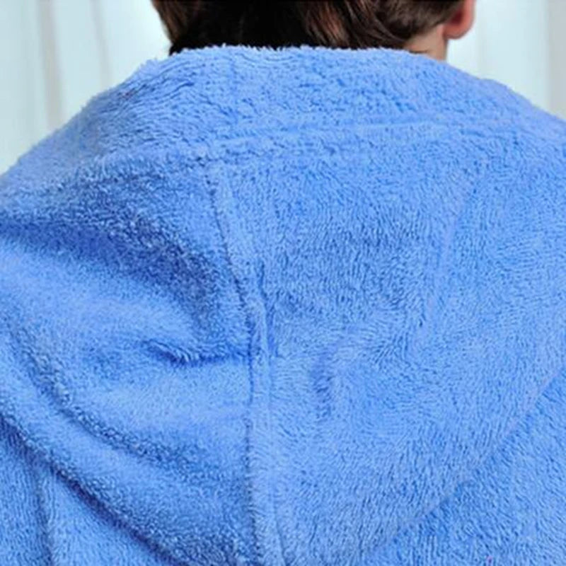 Men's Hooded Cotton Terry Towel Bathrobe II