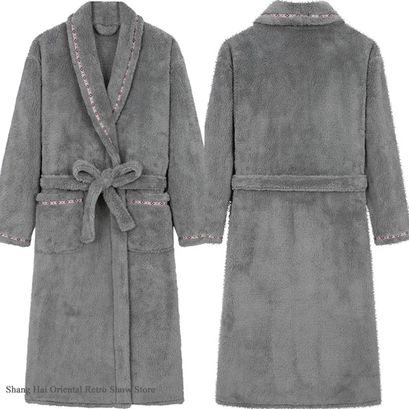Alpine Coral Fleece Robe