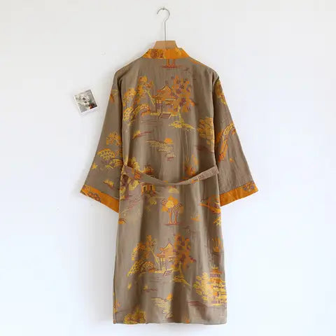 Kyoto Jacquard Print Robe - additional view 1