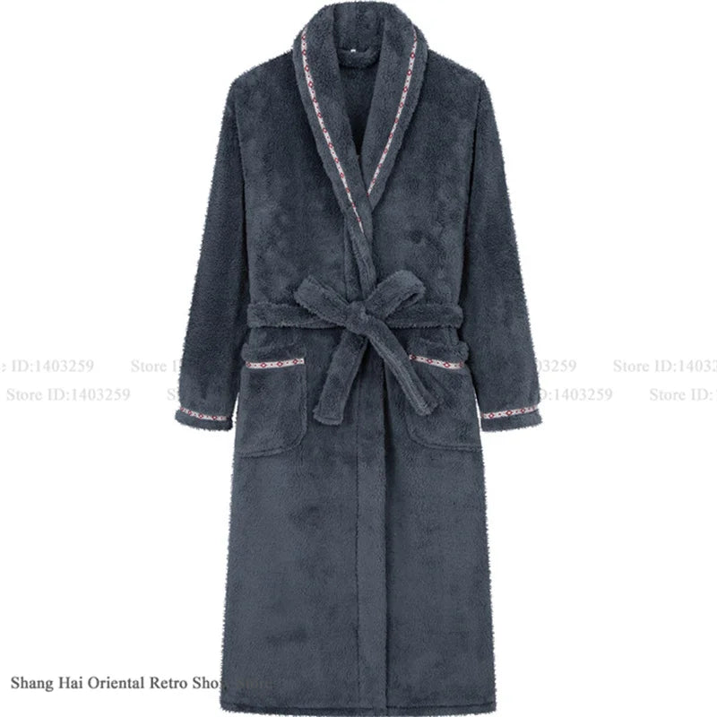 Alpine Coral Fleece Robe