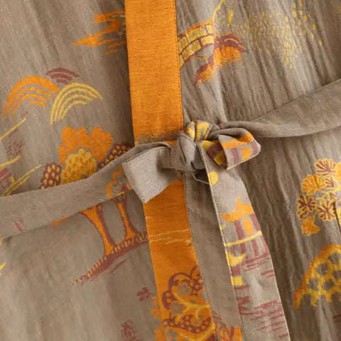 Kyoto Jacquard Print Robe - additional view 2