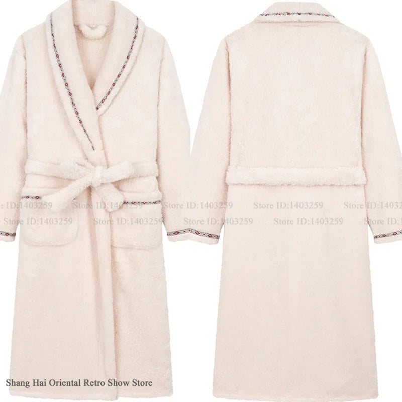 Alpine Coral Fleece Robe