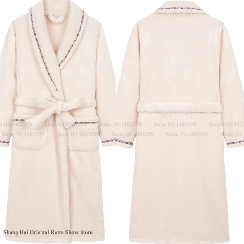 Alpine Coral Fleece Robe